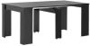 VidaXL Eettafel verlengbaar 175x90x75 cm hoogglans zwart online kopen