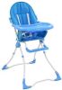 VidaXL Kinderstoel hoog blauw en wit online kopen