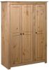 VidaXL Kledingkast 3 deuren Panama Range 118x50x171, 5 cm grenenhout online kopen