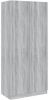 VidaXL Kledingkast 90x52x200 cm bewerkt hout grijs sonoma eikenkleurig online kopen