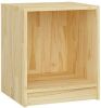 VidaXL Nachtkastje 35, 5x33, 5x41, 5 cm massief grenenhout wit online kopen