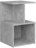 VidaXL Nachtkastje 35x35x55 cm spaanplaat betongrijs online kopen