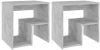 VidaXL Nachtkastjes 2 st 40x30x40 cm spaanplaat betongrijs online kopen
