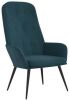 VidaXL Relaxstoel fluweel blauw online kopen