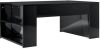 VidaXL Salontafel 100x60x42 cm spaanplaat hoogglans zwart online kopen