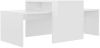 VidaXL Salontafelset 100x48x40 cm spaanplaat hoogglans wit online kopen