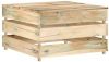 VIDAXL Tuintafel pallet ge&#xEF, mpregneerd grenenhout online kopen