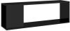 VidaXL Tv meubel 100x24x32 cm spaanplaat hoogglans zwart online kopen