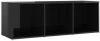 VidaXL Tv meubel 107x35x37 cm spaanplaat hoogglans zwart online kopen
