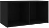 VidaXL Tv meubel 72x35x36, 5 cm spaanplaat zwart online kopen