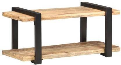 vidaXL Tv meubel 90x40x40 cm ruw mangohout