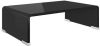 VidaXL Tv meubel/monitorverhoger zwart 40x25x11 cm glas online kopen