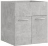VidaXL Wastafelkast 41x38, 5x46 cm spaanplaat betongrijs online kopen