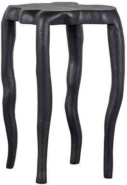 WOOOD Exclusive Bijzettafel 'Gus' Teakhout, kleur Zwart