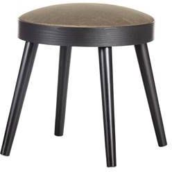 WOOOD Kruk Laurie Hout Zwart 38x38x38 Leen Bakker