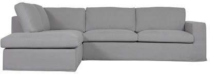 Woood Senne Hoekbank Links Losse Hoes Lichtgrijs 92x283x197