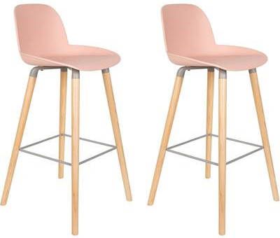 Zuiver Albert Kuip Barkruk 75 cm(Set van 2 )