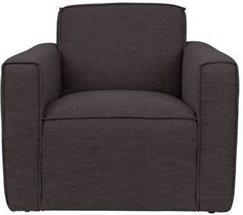 Zuiver Bor Fauteuil Polyester 80 x 98 cm Antraciet