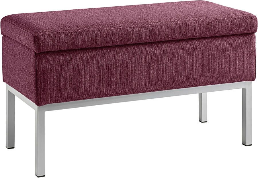 Bank in paars van heine