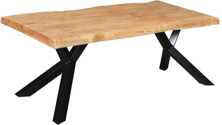 I-Catchers Boomstamtafel massief Mango | 180 x 90 cm | Bladdikte 4 cm | Y poten