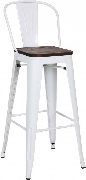 Huisenthuis.nl Barkruk Lex Wit Set van 4