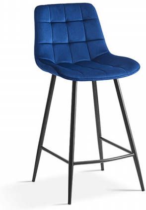 Huisenthuis.nl Barkruk Alice Blauw Set van 2