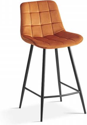 Huisenthuis.nl Barkruk Alice Oranje Set van 2