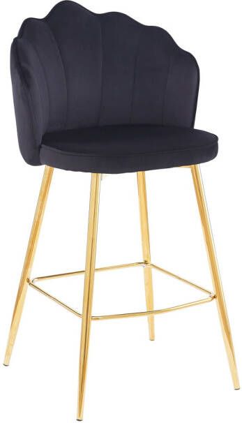 Huisenthuis.nl Barkruk Chanelle Zwart Set van 2