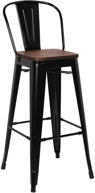 Huisenthuis.nl Barkruk Lex Zwart Set van 4