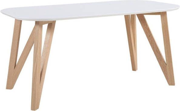Huisenthuis.nl Eettafel Nikolaj Wit 120 cm
