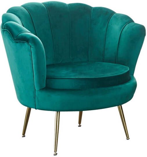 Huisenthuis.nl Fauteuil Chanelle Groen 136 cm