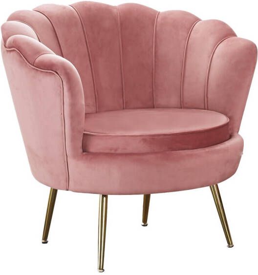 Huisenthuis.nl Fauteuil Chanelle Roze 136 cm