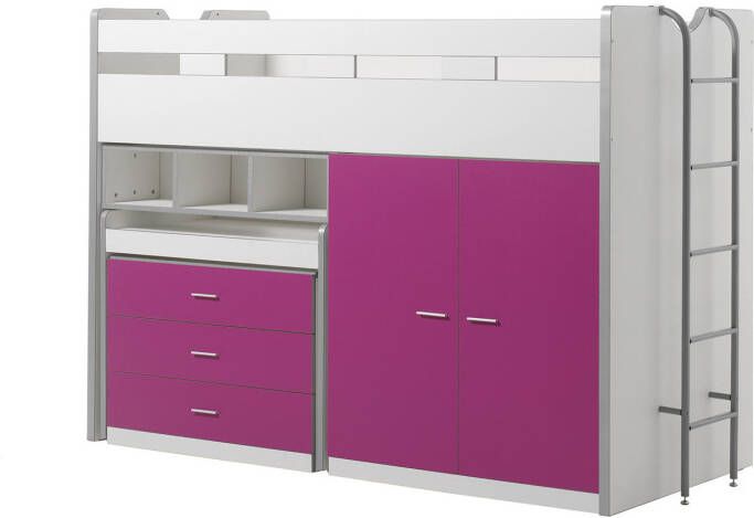 Huisenthuis.nl Hoogslaper Evi Fuchsia