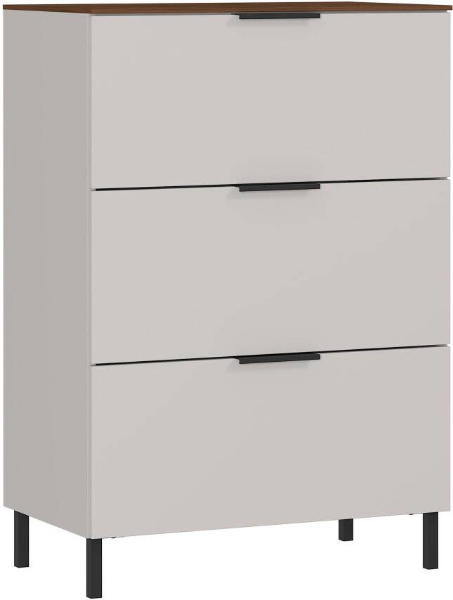 Huisenthuis.nl Ladekast Amalfi Zand Walnoot