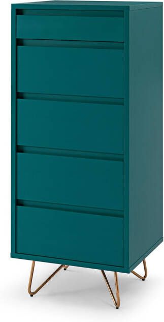 Huisenthuis.nl Ladekast Lucy Blauw 45 cm