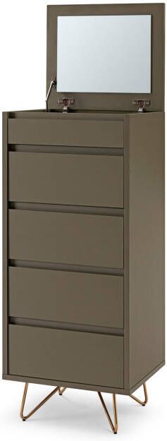 Huisenthuis.nl Ladekast Lucy Grijs 45 cm