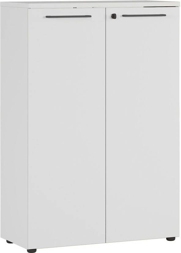 Huisenthuis.nl Lage dichte kantoorkast Ergonoma Lichtgrijs