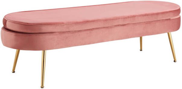 Huisenthuis.nl Poef Chanelle Roze 142 cm