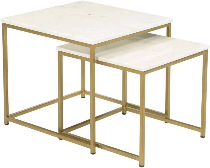 Huisenthuis.nl Salontafel set Jackie Wit