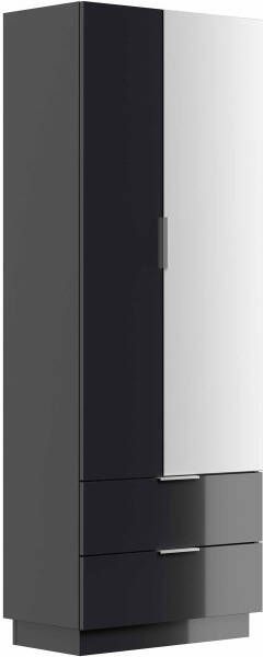 Huisenthuis.nl Schoenenkast Moon Hoogglans Grafiet 70 cm