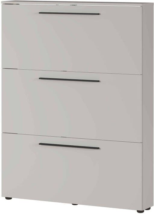 Huisenthuis.nl Schoenenkast Nicole Lichtgrijs 100x131 cm