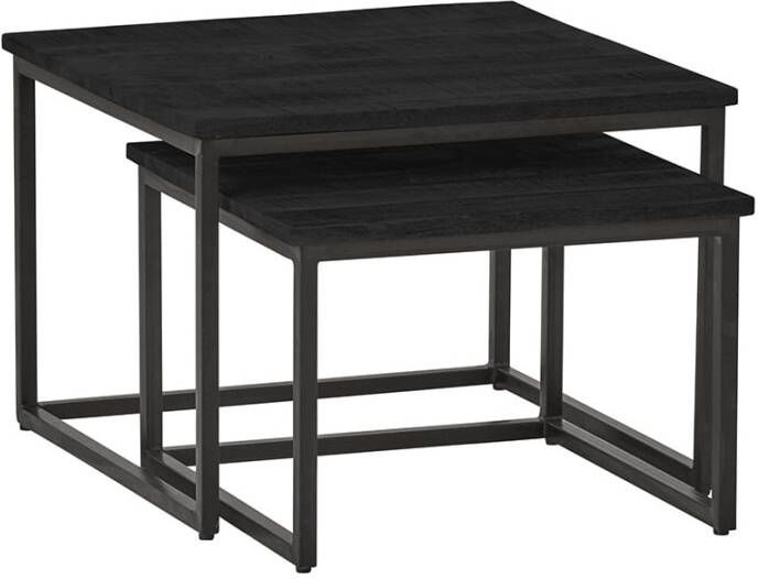 Huisenthuis.nl Sisaket salontafel set vierkant medium