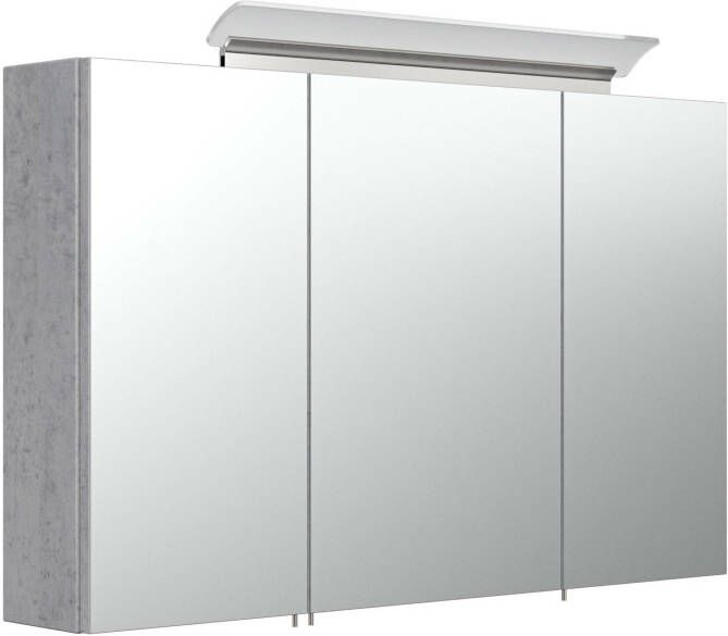 Huisenthuis.nl Spiegelkast Aron Beton 100 cm