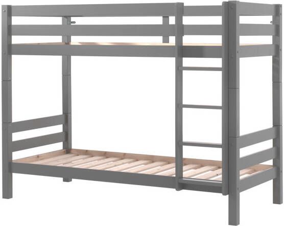 Huisenthuis.nl Stapelbed Charlie Grijs Halfhoog