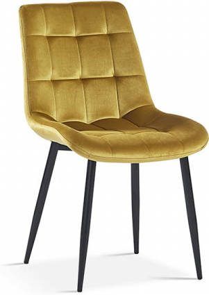 Huisenthuis.nl Stoel Alice Goud Set van 4