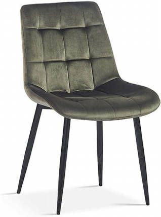 Huisenthuis.nl Stoel Alice Groen Set van 4