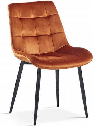 Huisenthuis.nl Stoel Alice Oranje Set van 4