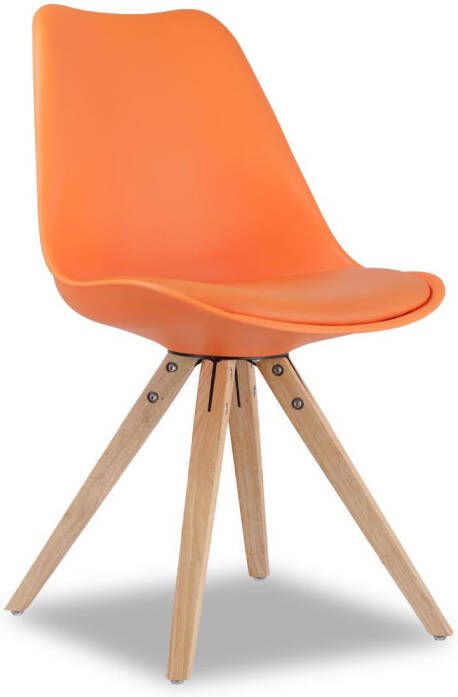 Huisenthuis.nl Stoel Arend Oranje Set van 2