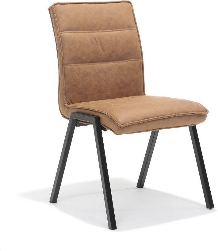 Huisenthuis.nl Stoel Carmen Cognac Set van 4