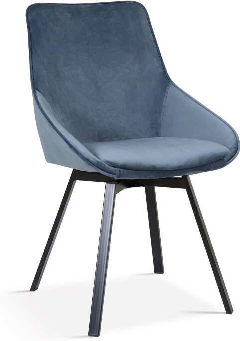 Huisenthuis.nl Stoel Eloise Blauw Set van 2